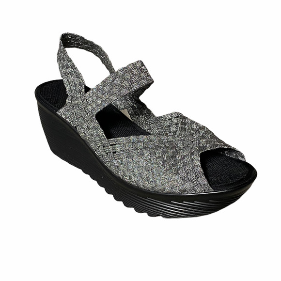 White Mountain Wedge Sandals Size 7 - Picture 2 of 5